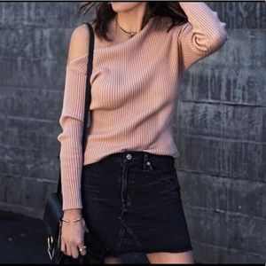 Majorelle Twister Sweater in Blush